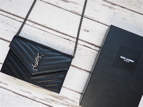 ysl woc silver or gold hardware|YSL Saint Laurent Wallet On Chain Ba.